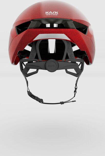 Kask Nirvana Mat Helmet Laranja/Vermelho 3/4