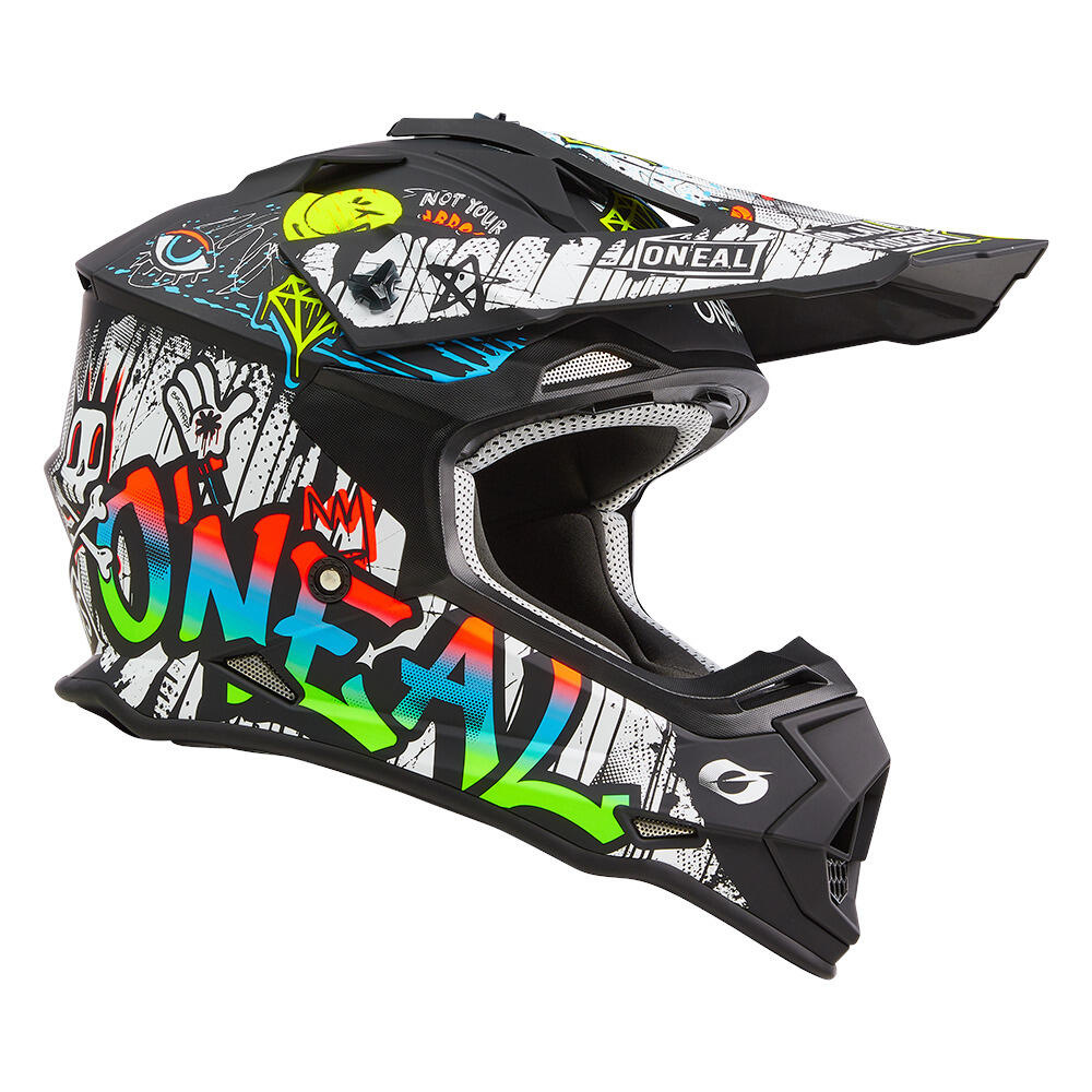 Fullface-fietshelm RANCID 2SRS zwart/wit 2/6