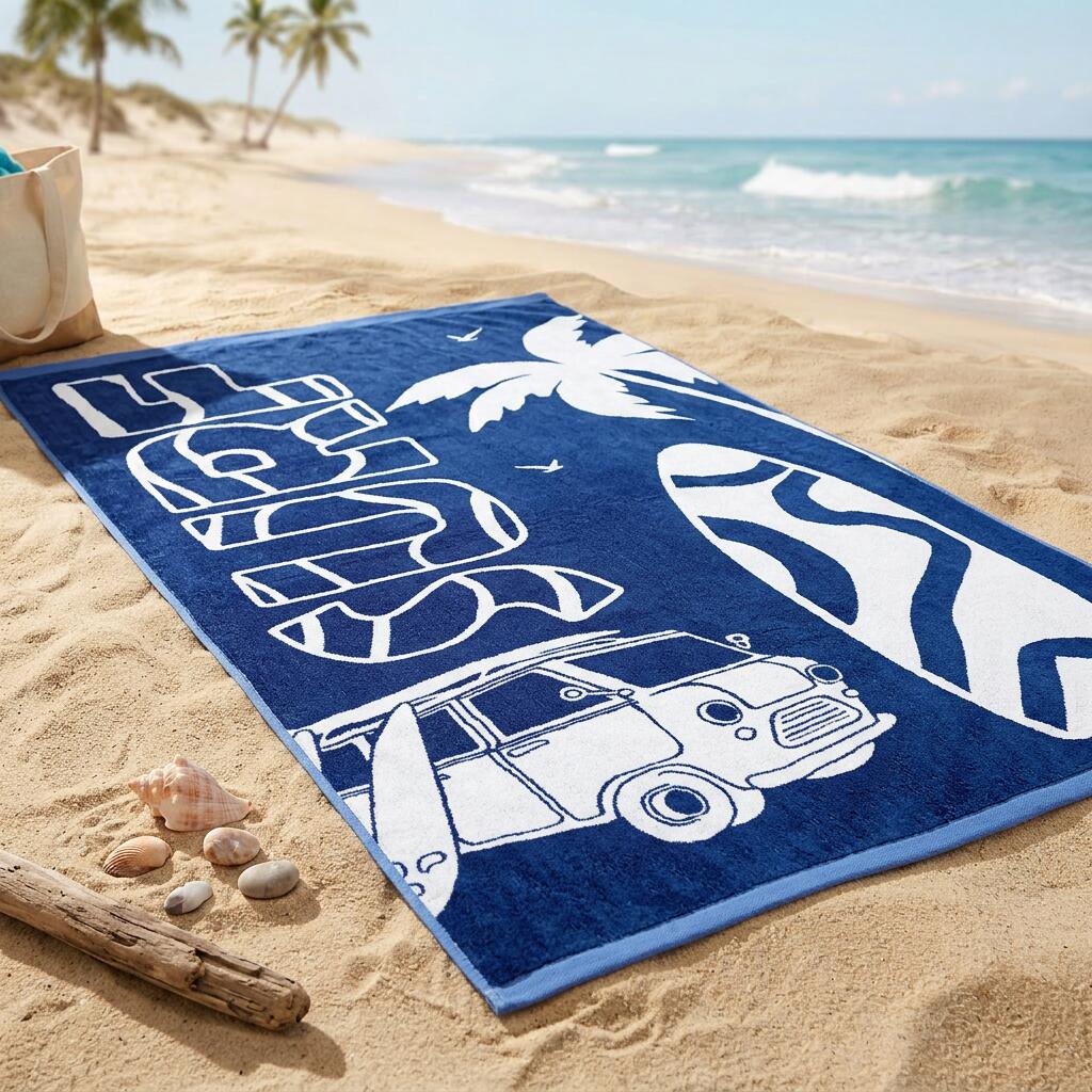 Jacquard-Velours-Frottee-Strandtuch – Montego – 90x170cm – 400g/m² 3/3