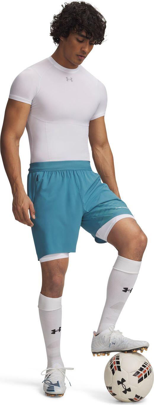 Under Armour HeatGear Elite compressiebroek voor heren, wit 4/4