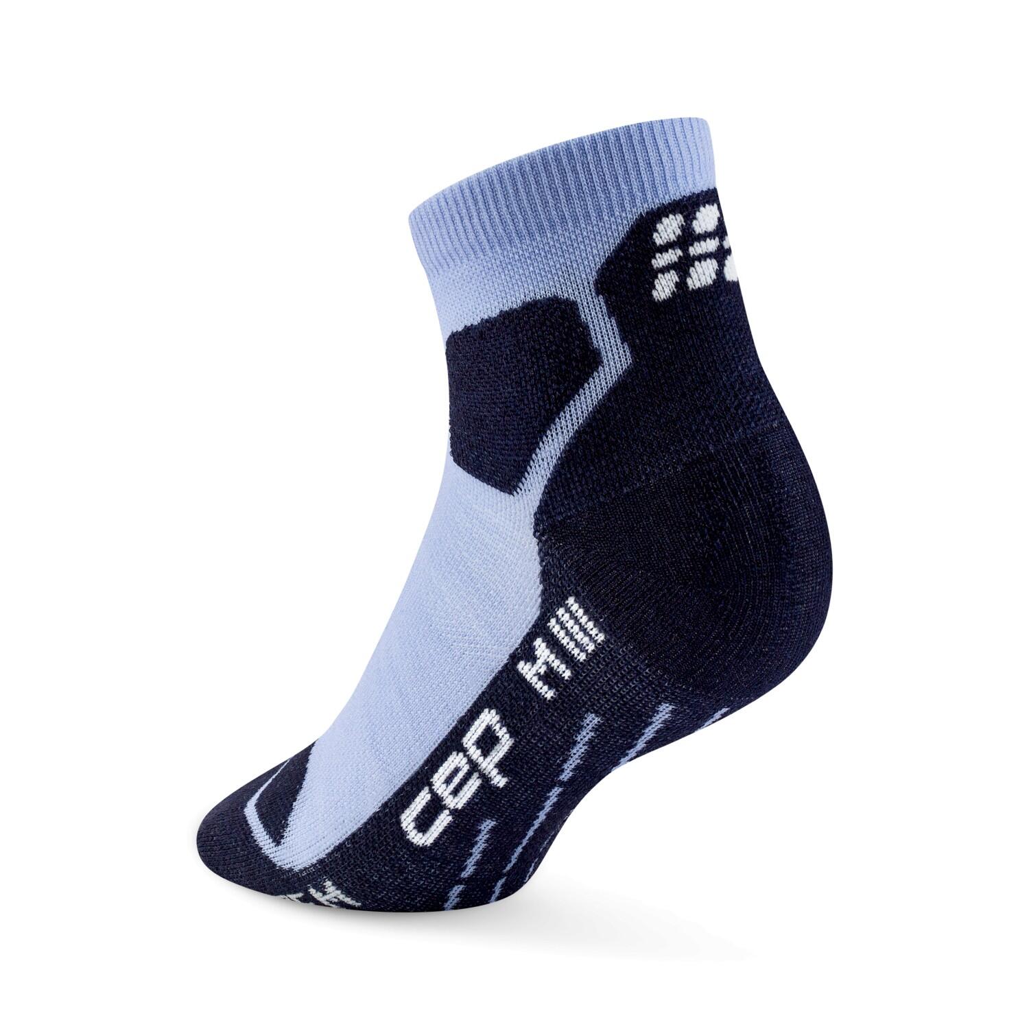 CEP Hiking Light Merino Low-Cut Compressie - Donkerblauw - Dames (37/40) 3/4