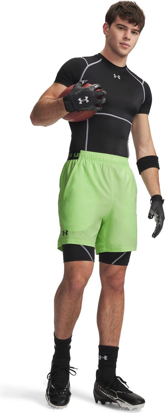 Under Armour HeatGear Elite compressiefietsbroek voor heren, zwart 4/4