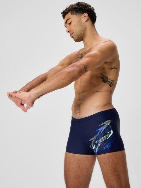 Boxer de baño Medley Logo para hombre azul 3/7