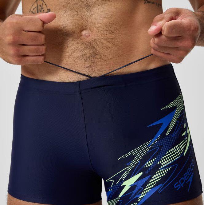 Boxer de baño Medley Logo para hombre azul 4/7