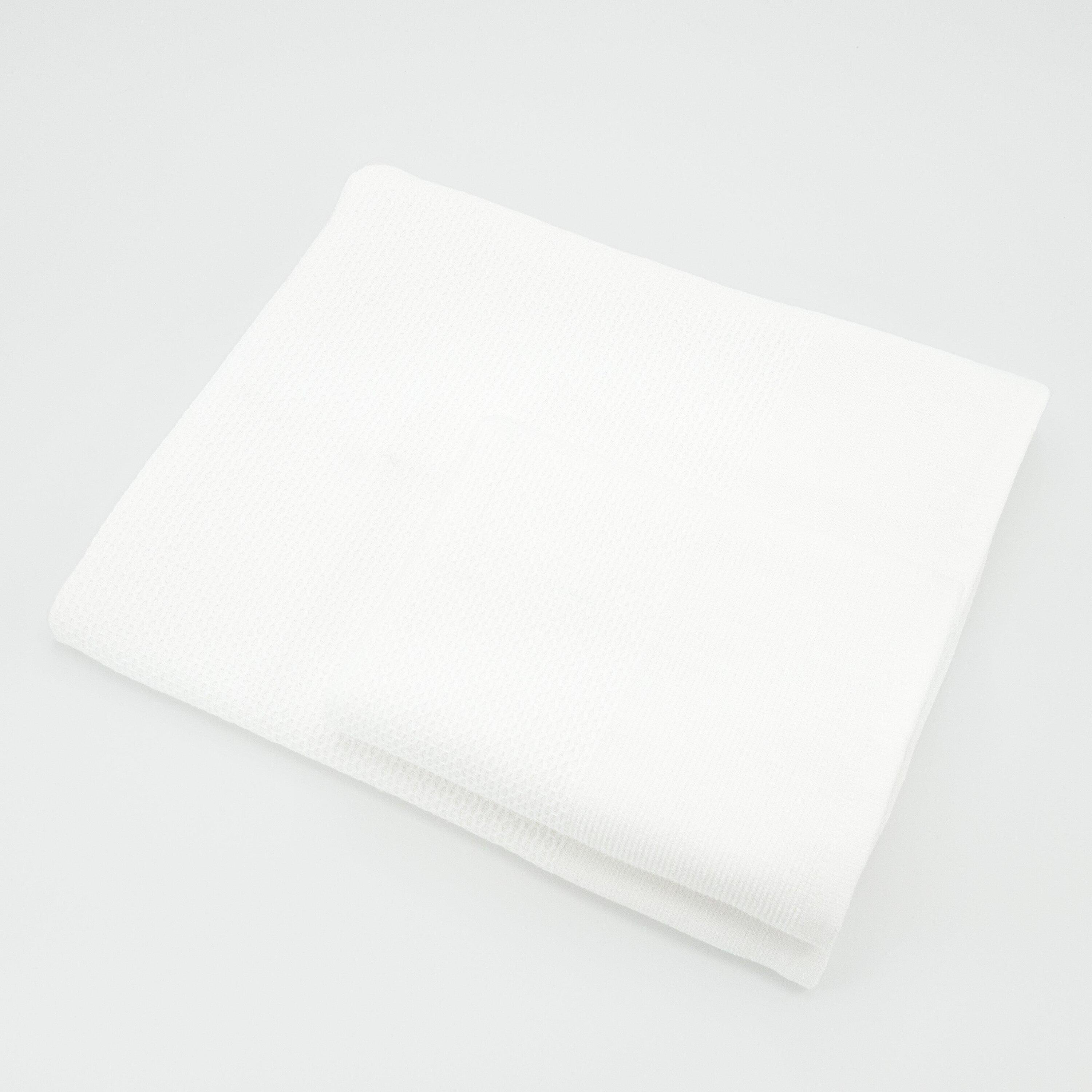 Drap de bain - Waffle Blanc - 90x150cm - 355g/m² 3/3