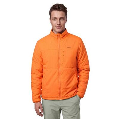 Heren lichtgewicht geïsoleerde wandeljas triglav orange oranje