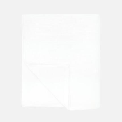 Drap de bain - Waffle Blanc - 90x150cm - 355g/m²