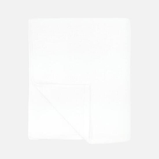 Drap de bain - Waffle Blanc - 90x150cm - 355g/m²