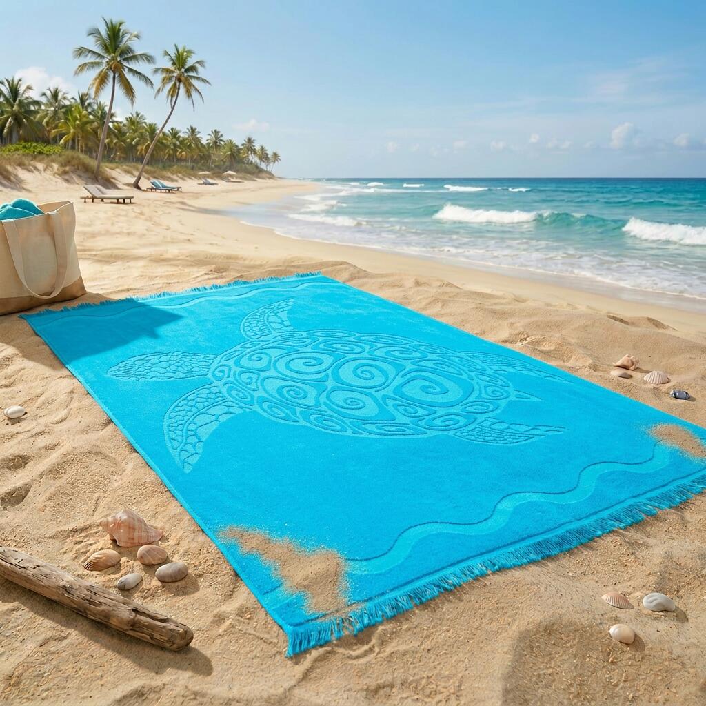 XL-strandlaken van katoen - Spotts - 140x180cm - 340g/m² 3/3