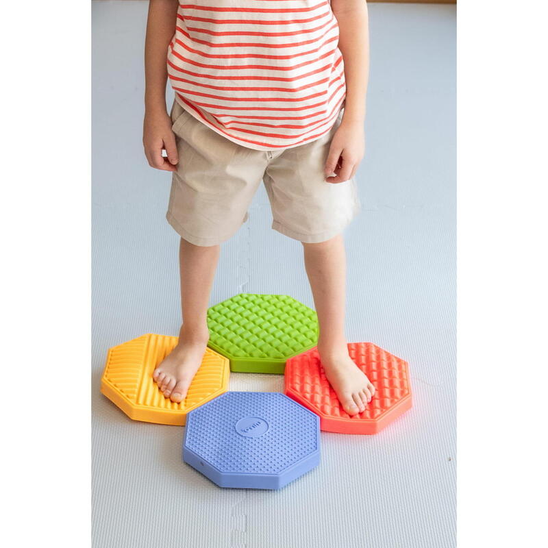 Copii Fitness Discuri Senzoriale Octogon Ortopedic Puzzle Multicolor