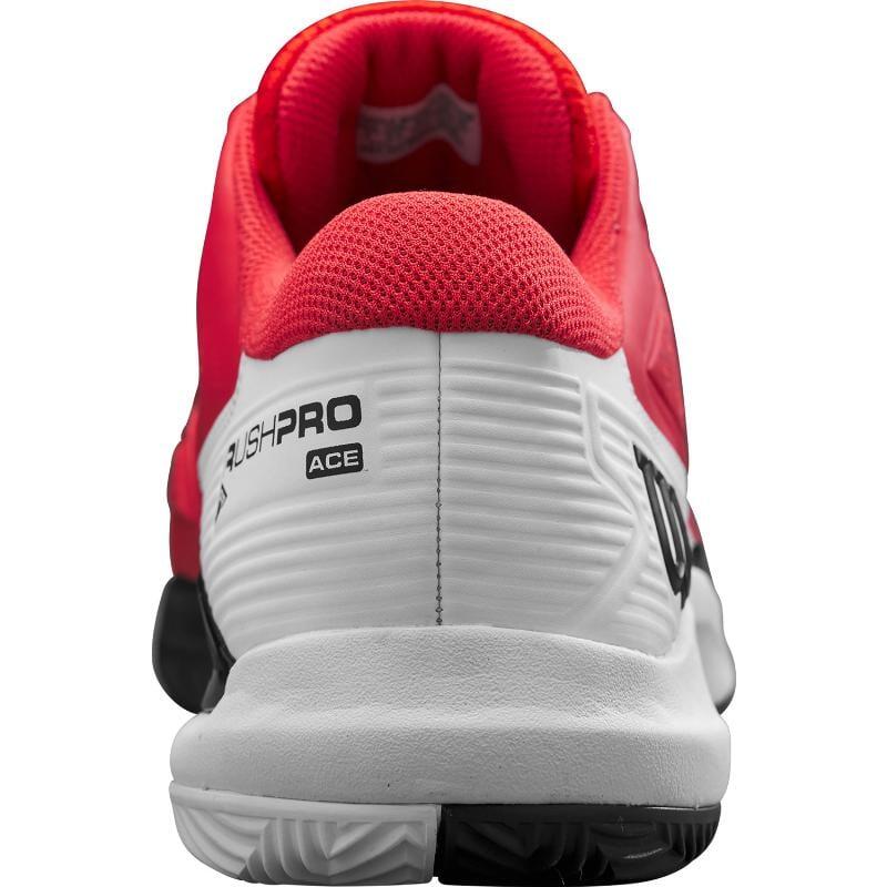 Tênis Wilson Rush Pro Ace Clay Vermelho Branco Preto 2/5