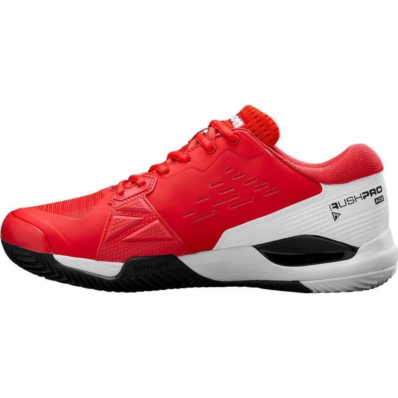 Tênis Wilson Rush Pro Ace Clay Vermelho Branco Preto 5/5
