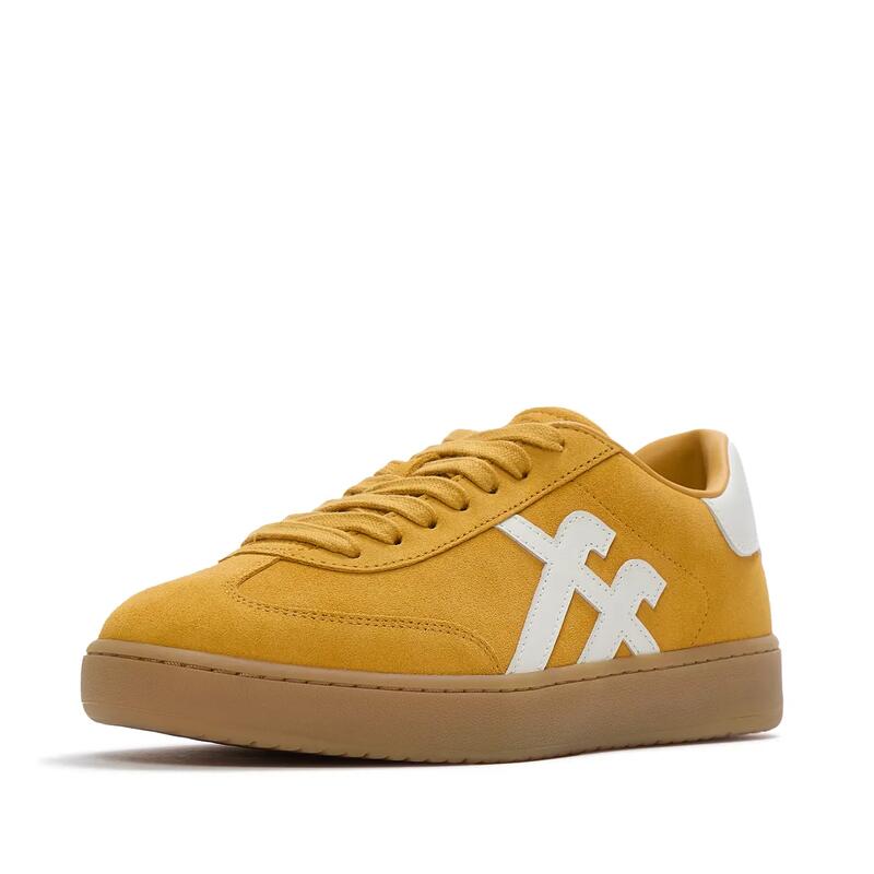FITFLOP FitFlop The Dash T-Toe Suede Sneakers  MOSTERDGEEL 39