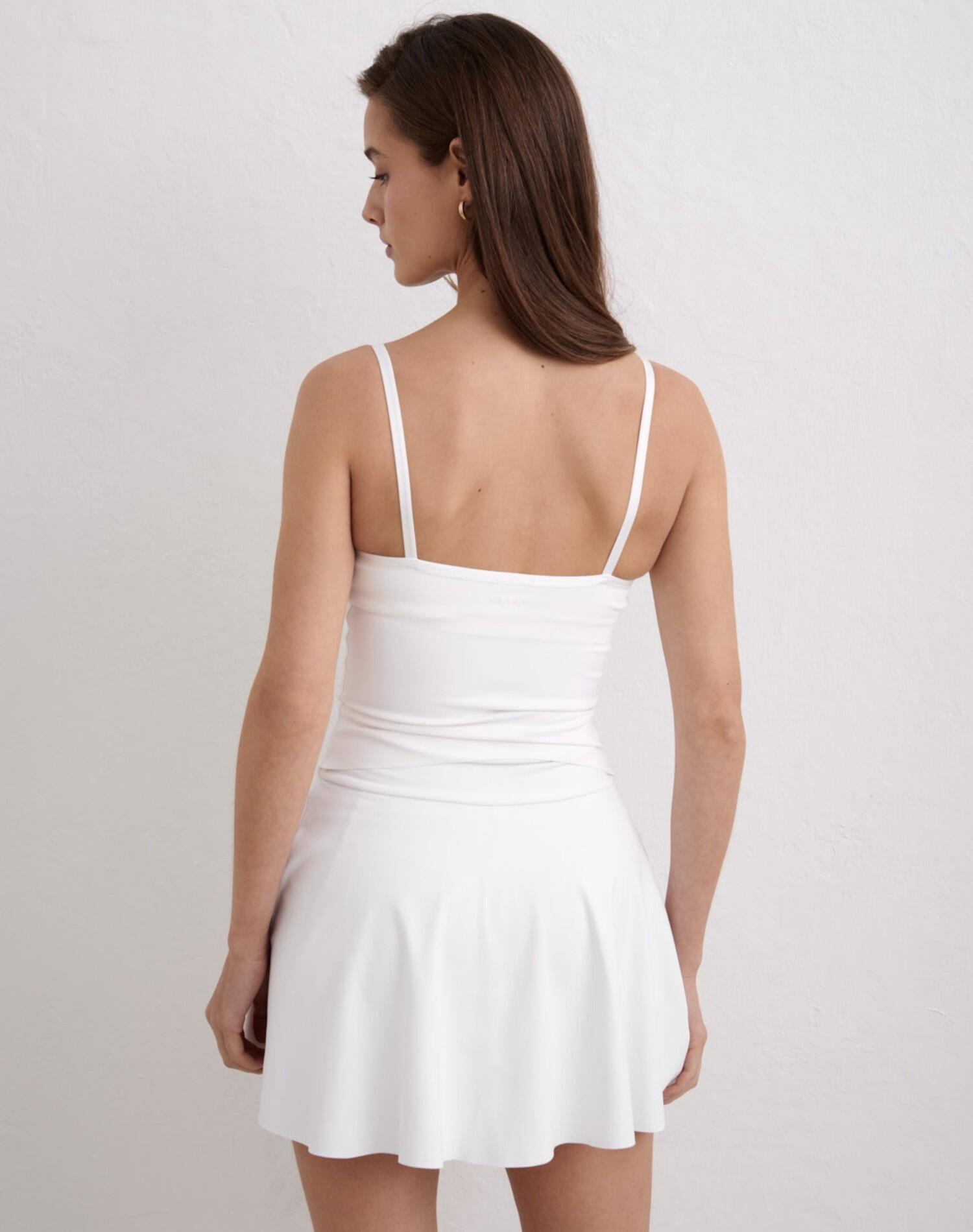 Camiseta Tirantes Mujer Second Skin Evacua Sudor Copas Extraíbles Sense Blanco 4/6