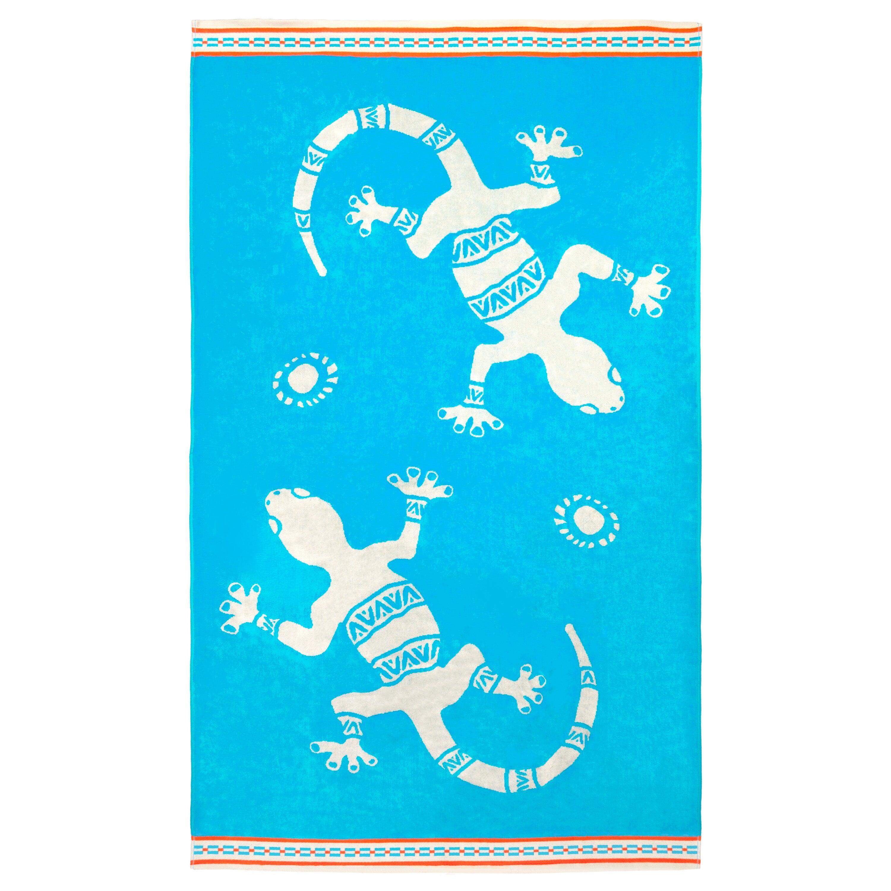 Telo mare in spugna velour Jacquard - Ibo - 100x175 cm - 470 g/m² 1/3