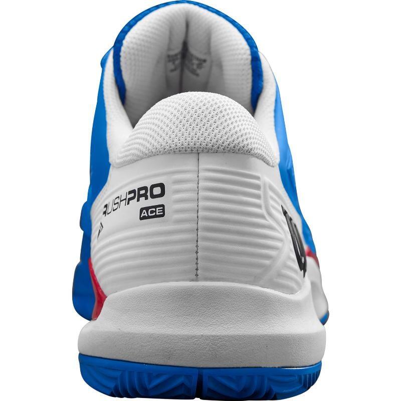 Tênis Wilson Rush Pro Ace Clay Azul Branco Vermelho 2/5