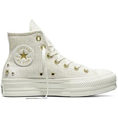 Sneakers converse chuck taylor all star lift, beige, uniseks