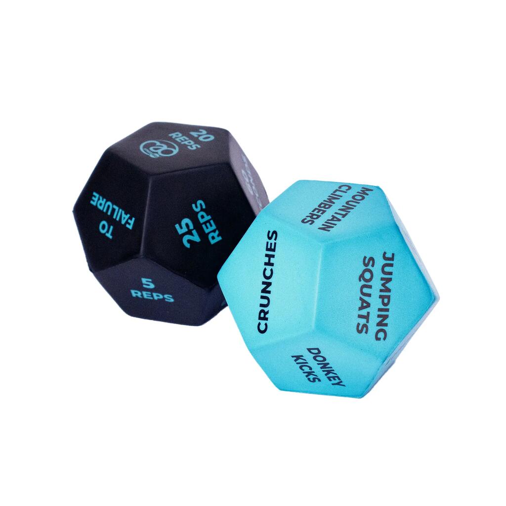 12-Sided Fitness Dice - Pair