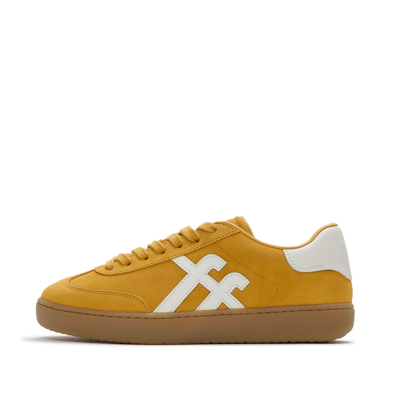 FITFLOP FitFlop The Dash T-Toe Suede Sneakers  MOSTERDGEEL 37 3/7