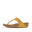 FITFLOP Lulu Lederen Teenslipper - Microwobbleboard-zool technologie  KURKUMA 41