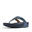 FITFLOP Lulu Lederen Teenslipper - Microwobbleboard-zool technologie  METALLIC