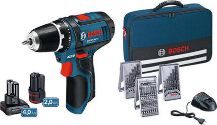 Bosch GSR 12V-15 perceuse-visseuse 2 batteries 39 accessoires
