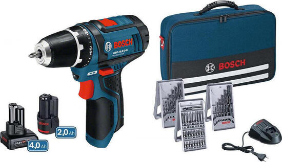 Bosch GSR 12V-15 perceuse-visseuse 2 batteries 39 accessoires