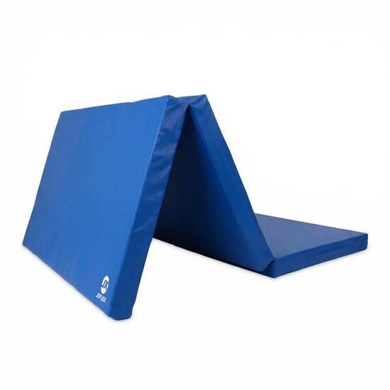 Turnmatte 210 x 100 x 8 cm grau/schwarz Weichbodenmatte klappbar Jeflex
