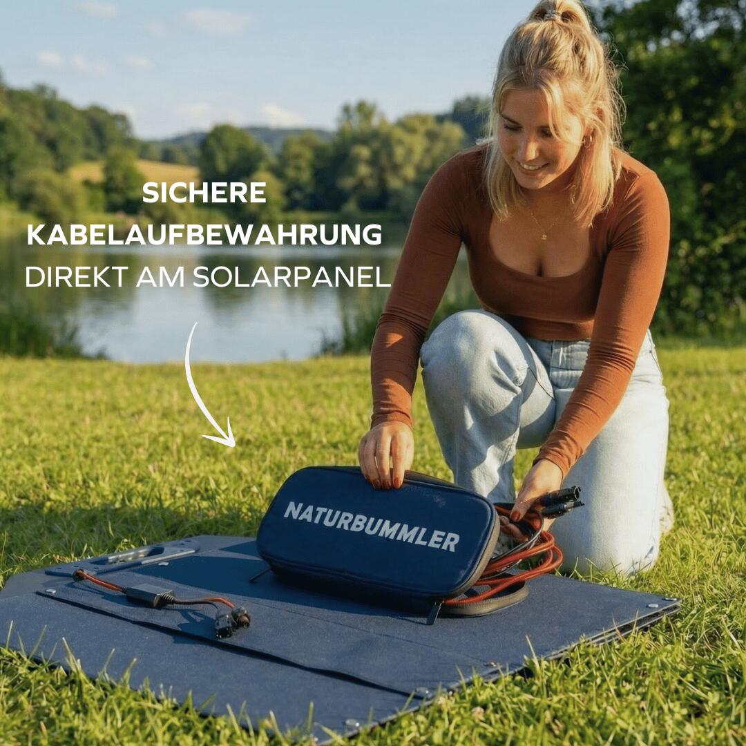 Camping Solarpanel faltbar 150W monokristallin ETFE Solar-Core 4/5