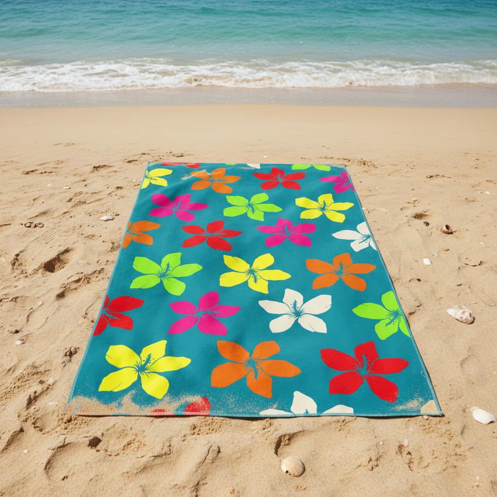 Toalla de playa de microfibra - Blooming - 90x170cm - 220g/m² 3/3