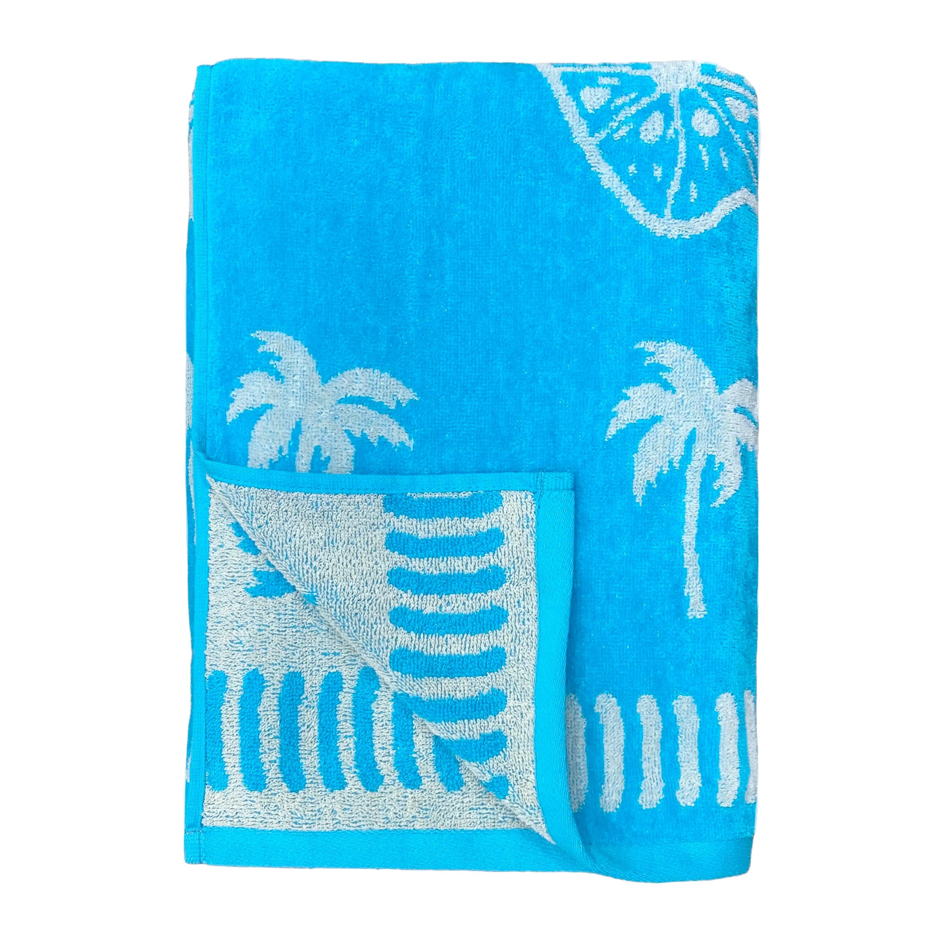 Telo mare in spugna velour Jacquard - Prima - 90x170 cm - 400 g/m² 2/3