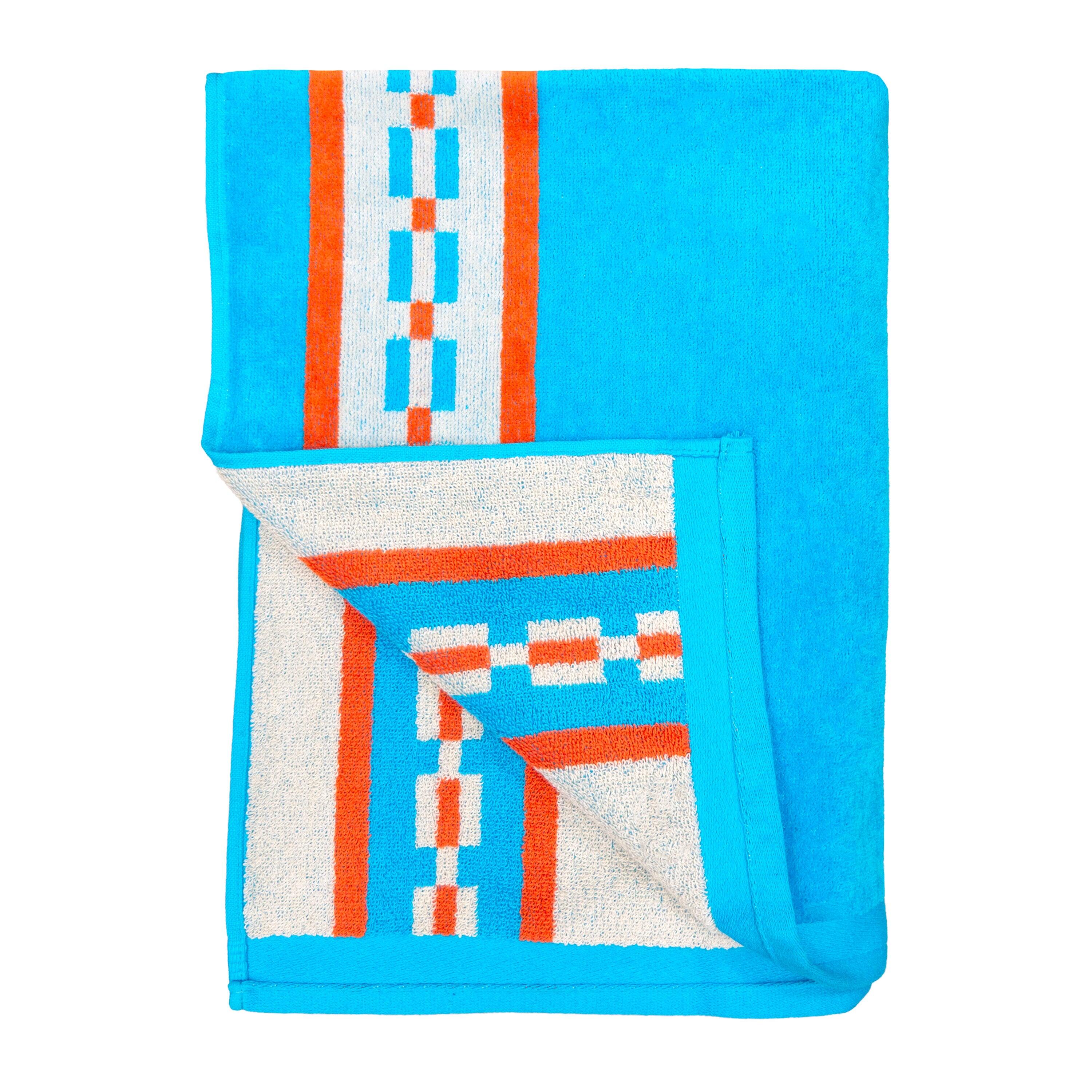 Telo mare in spugna velour Jacquard - Tigaki - 90x170 cm - 400 g/m² 2/3