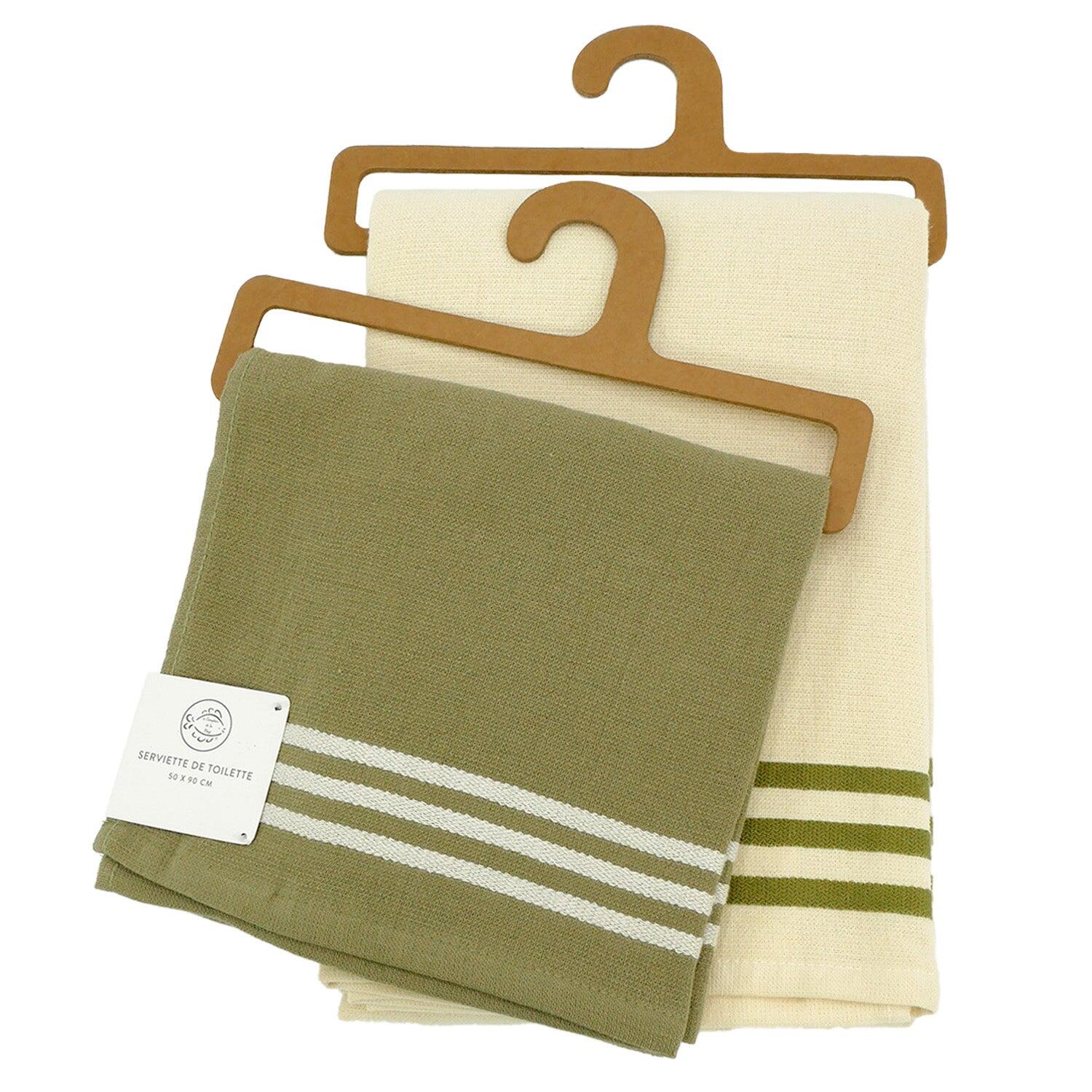Badhanddoek - Miami Olijfgroen - 50x90cm - 300g/m² 2/2