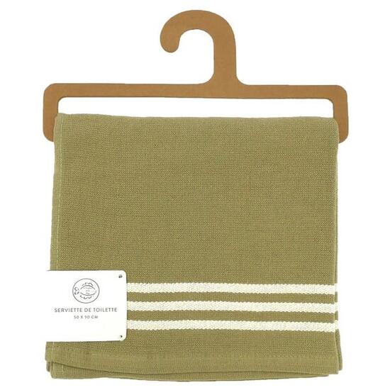 Serviette de toilette - Miami Vert Olive - 50x90cm - 300g/m²