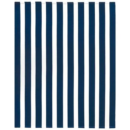 Microvezel strandlaken XL - Rayada Marineblauw - 140x170cm - 220g/m²