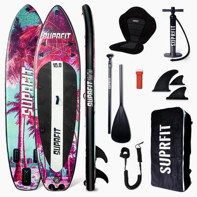 Suprfit Stand-Up Paddling Board Miami Mint con sedile da kayak