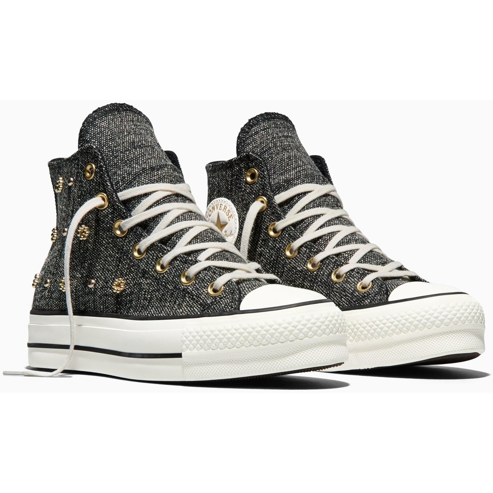 Turnschuhe Converse Chuck Taylor All Star Lift, Grau, Unisex 3/5