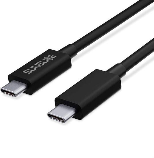 Sunslice USB-C auf USB-C Kabel - 60W Schnellladen & Synchronisierung