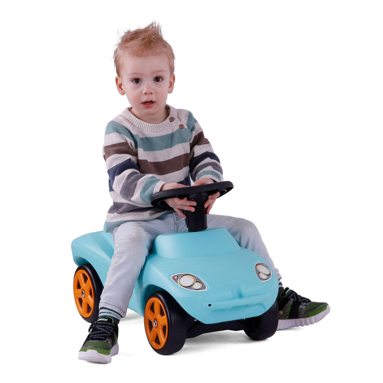 Voiture de marche Cavallino Racer bleue avec son 4/5