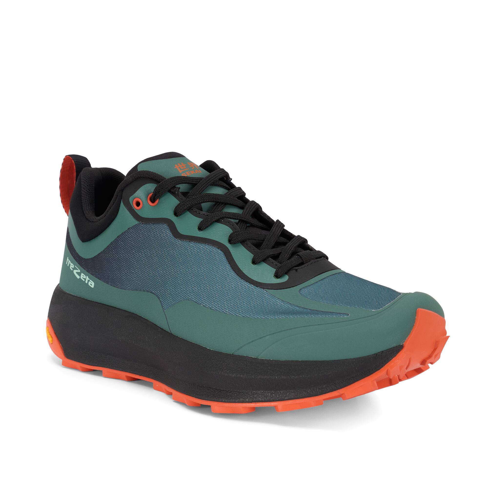 Scarpa Uomo leggera e versatile  SEKAI GREEN ORANGE 1/7