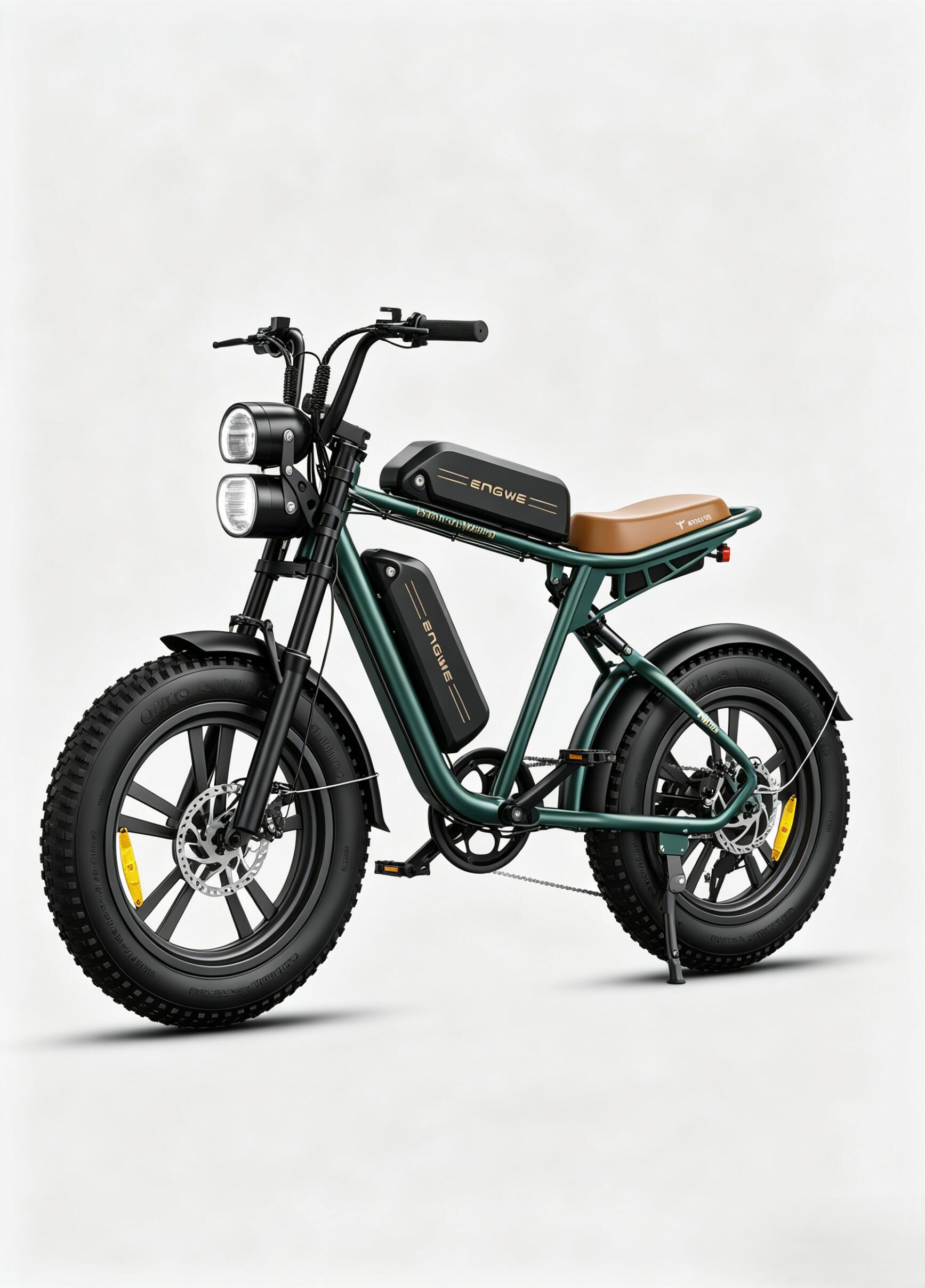 Vélo électrique double batterie ENGWE M20, pneus larges 20", autonomie de 150 km 4/7