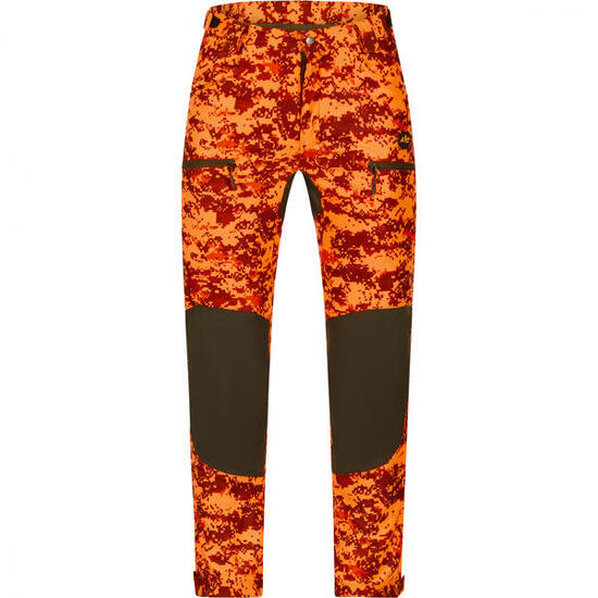 il Lago Prestige Drückjagd-Hose Himal Herren (Orange Camouflage) Größe 52