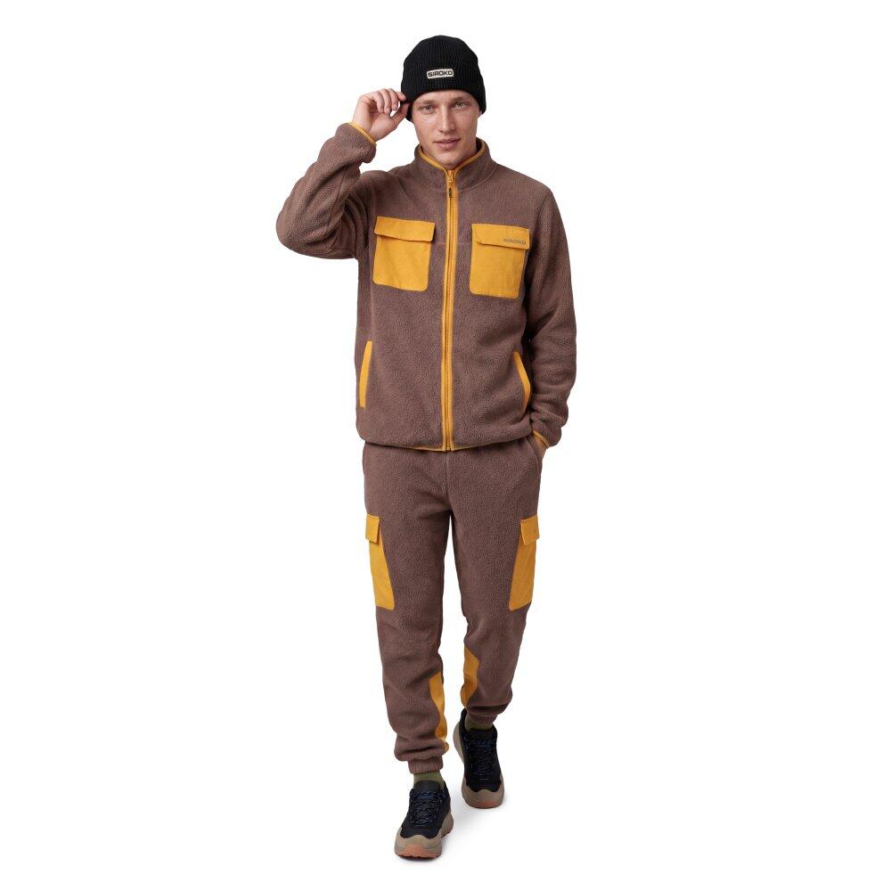 Pantalon cargo polaire randonnée homme Arches Brown Marron 3/6