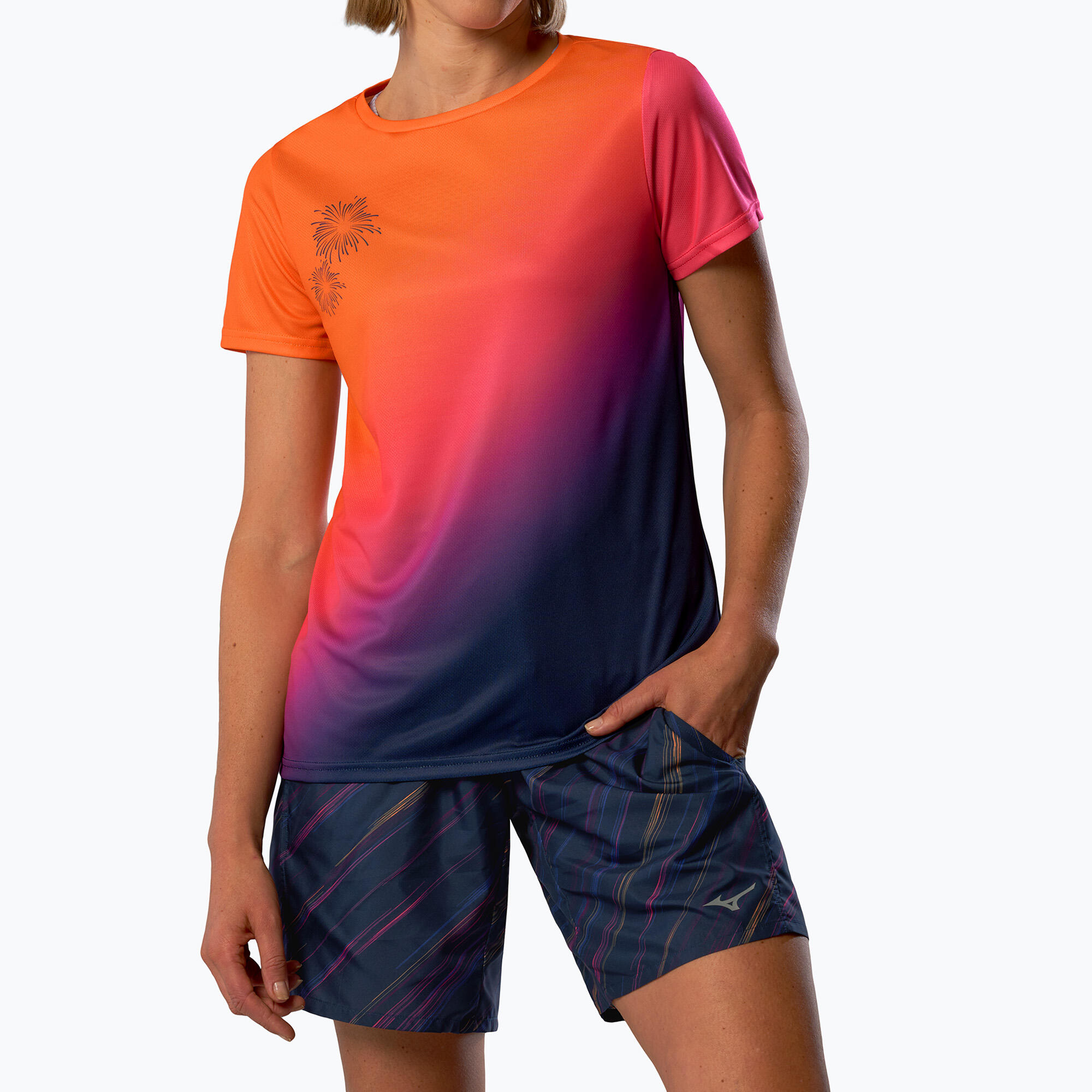 Koszulka do biegania damska Mizuno Summer Pack QD Tee 1/6