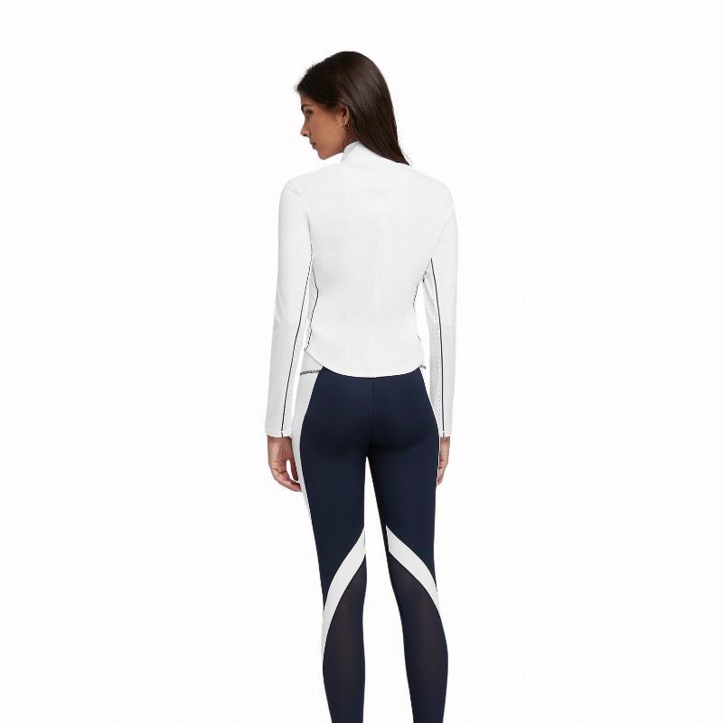 Sudadera Wilson Brentwood Blanco Mujer 3/5