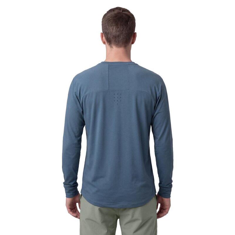 Tricou de drumeție cu mânecă lungă pentru bărbați Nahuel Blue Albastru