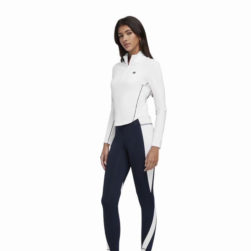 Sudadera Wilson Brentwood Blanco Mujer 4/5
