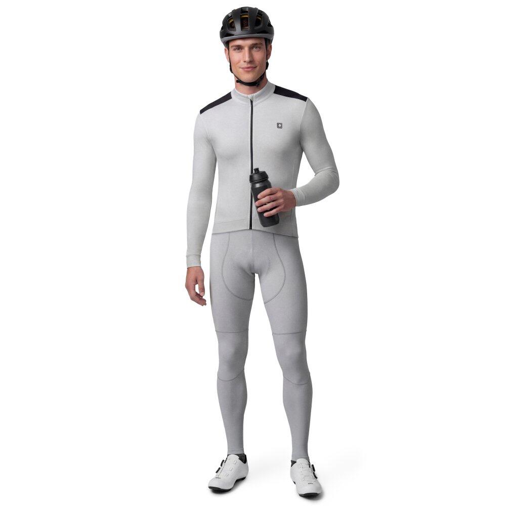 Maillot ciclismo térmico hombre SRX M4 Poggio Gris 3/7
