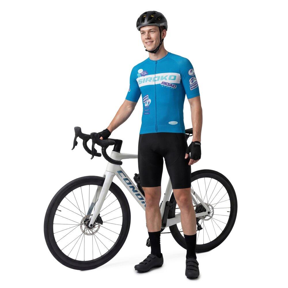 Maillot vélo mesh manches courtes homme Cyclisme M8 NRC Blue Bleu 3/7