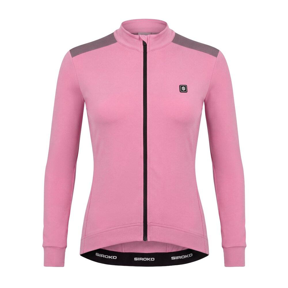 Maglia da ciclismo termica da donna SRX M4-W Fedaia Rosa 6/7